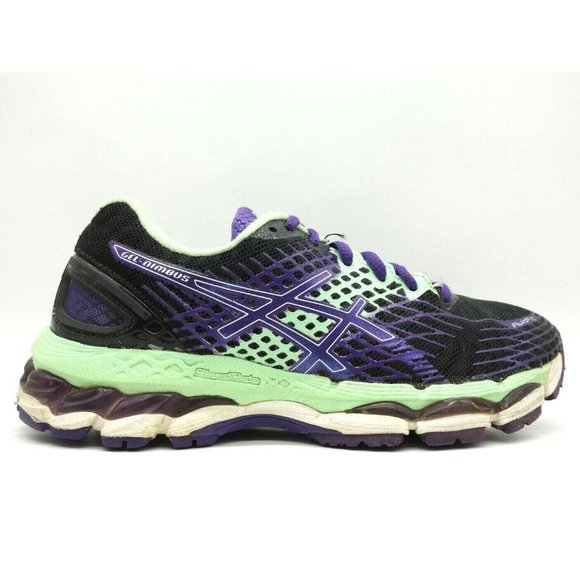 Asics Gel Nimbus Multi-Color Mesh Lace Up Athletic Running Shoes Women's 6 - Picture 1 of 11